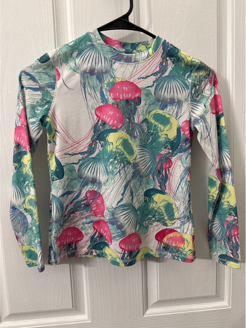 Kids Long Sleeve Jellyfish Print Shirt Size Small